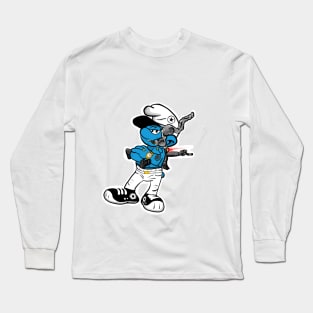 gangster smurf Long Sleeve T-Shirt